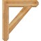 Ekena Millwork Traditional Craftsman Rough Sawn Bracket w/ Offset Brace, Western Red Cedar, 8"W x 34"D x 38"H BKT0806X34X38TRA04RWR - alternate 3